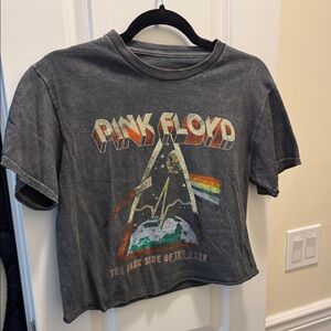 Pink Floyd Kids Tee - Vintage Gray with Rainbow